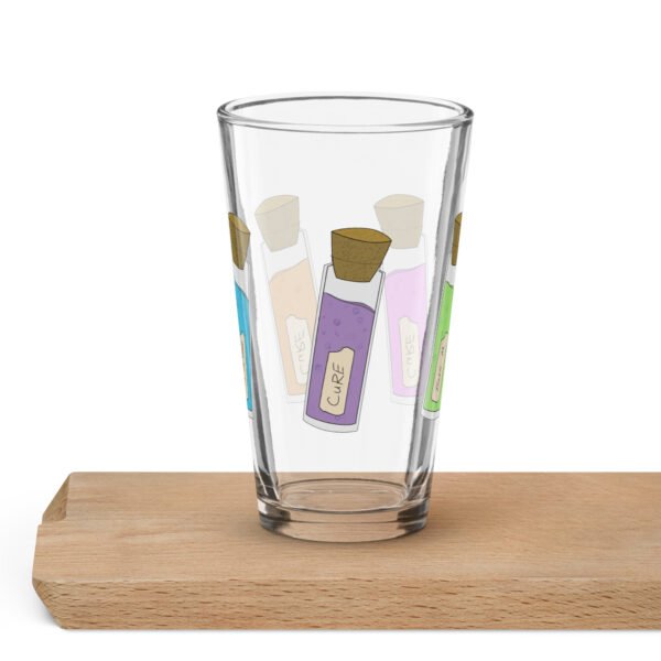 Vials and Vials of Cures Pint Glass