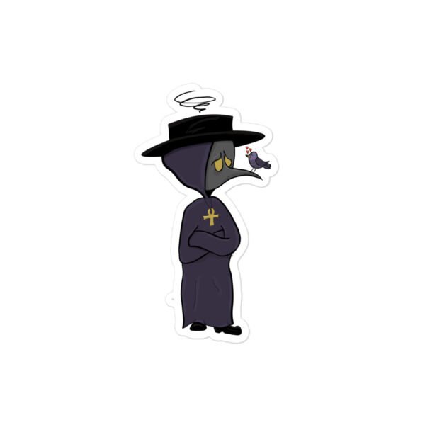 Plague Doctor of Love 4" Sticker